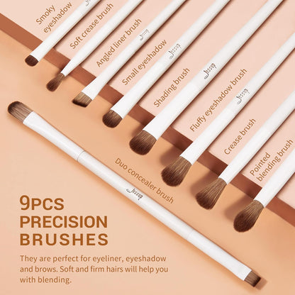 Jessup Makeup Brushes 14Pcs Makeup Brush Set Premium Synthetic Powder Foundation Contour Blush Concealer..
