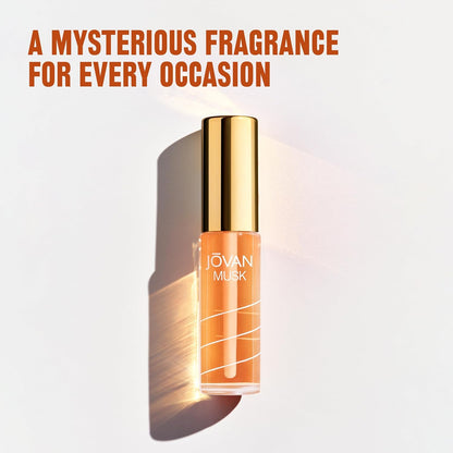 Jovan Musk for Women Perfume Oil 0.33 fl oz (Pack of 1), Sexy Perfume Oil for Women, Notes of Jasmine, Amber, and Neroli..