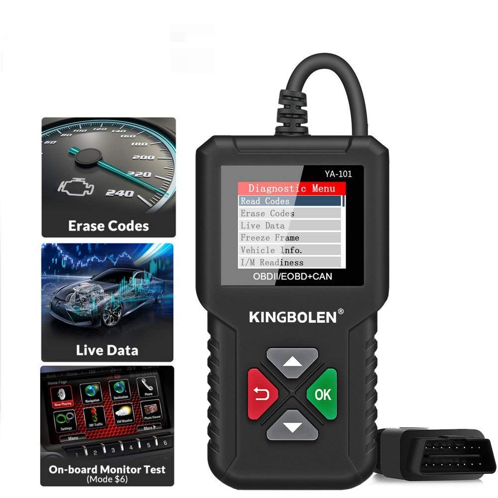 KINGBOLEN OBD2 Scanner YA101 Code Reader, Universal Automotive Engine..