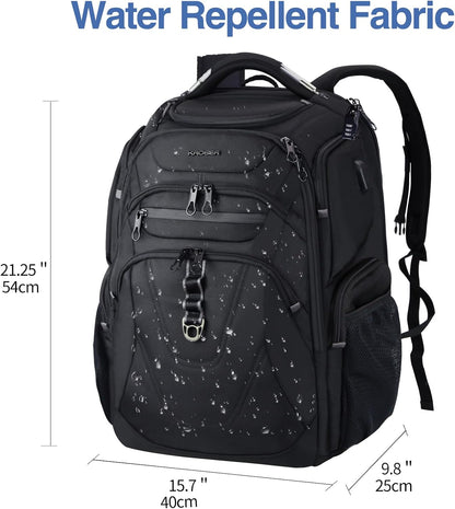 KROSER TSA Friendly Travel Laptop Backpack 18.4 inch XXXL Gaming Backpack Water..