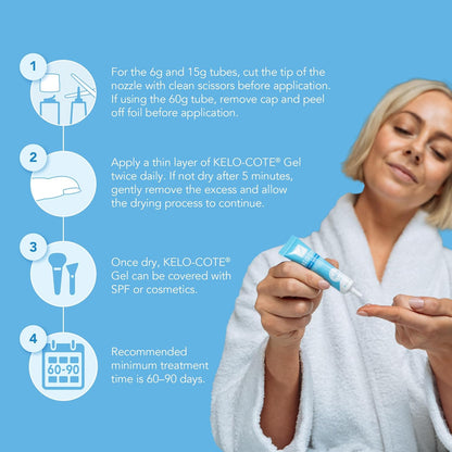 Kelo-Cote Gel for Scars 6g by Kelo-Cote | Size 6 g | Style - Silicone Scar Gel
