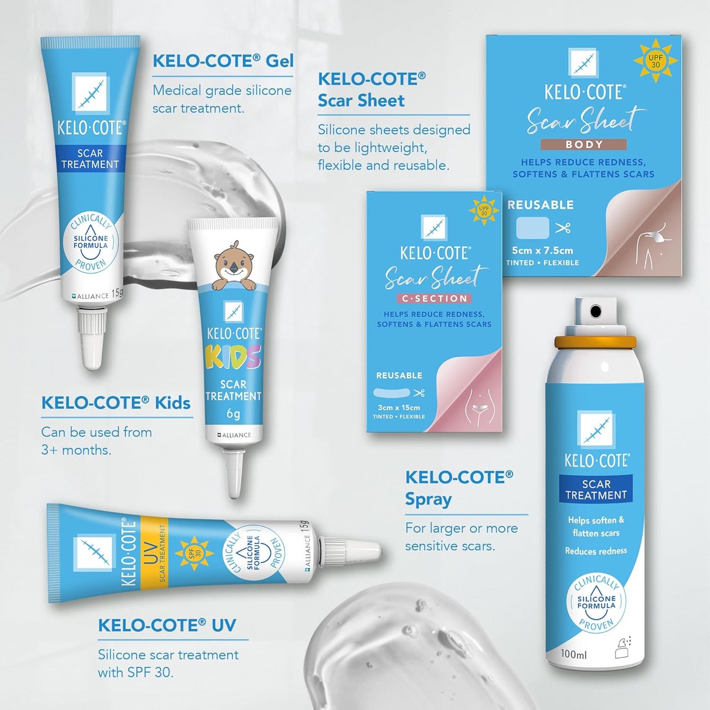 Kelo-Cote Gel for Scars 6g by Kelo-Cote | Size 6 g | Style - Silicone Scar Gel