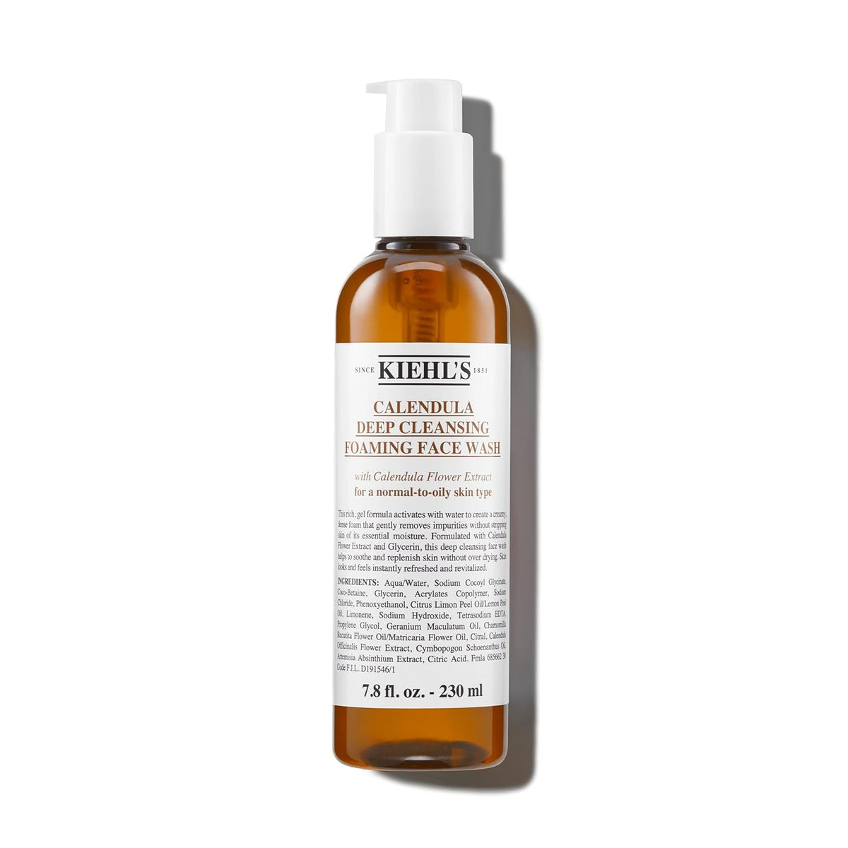 Kiehl's - Calendula Deep Cleansing Foaming Face Wash, Boosts Moisture