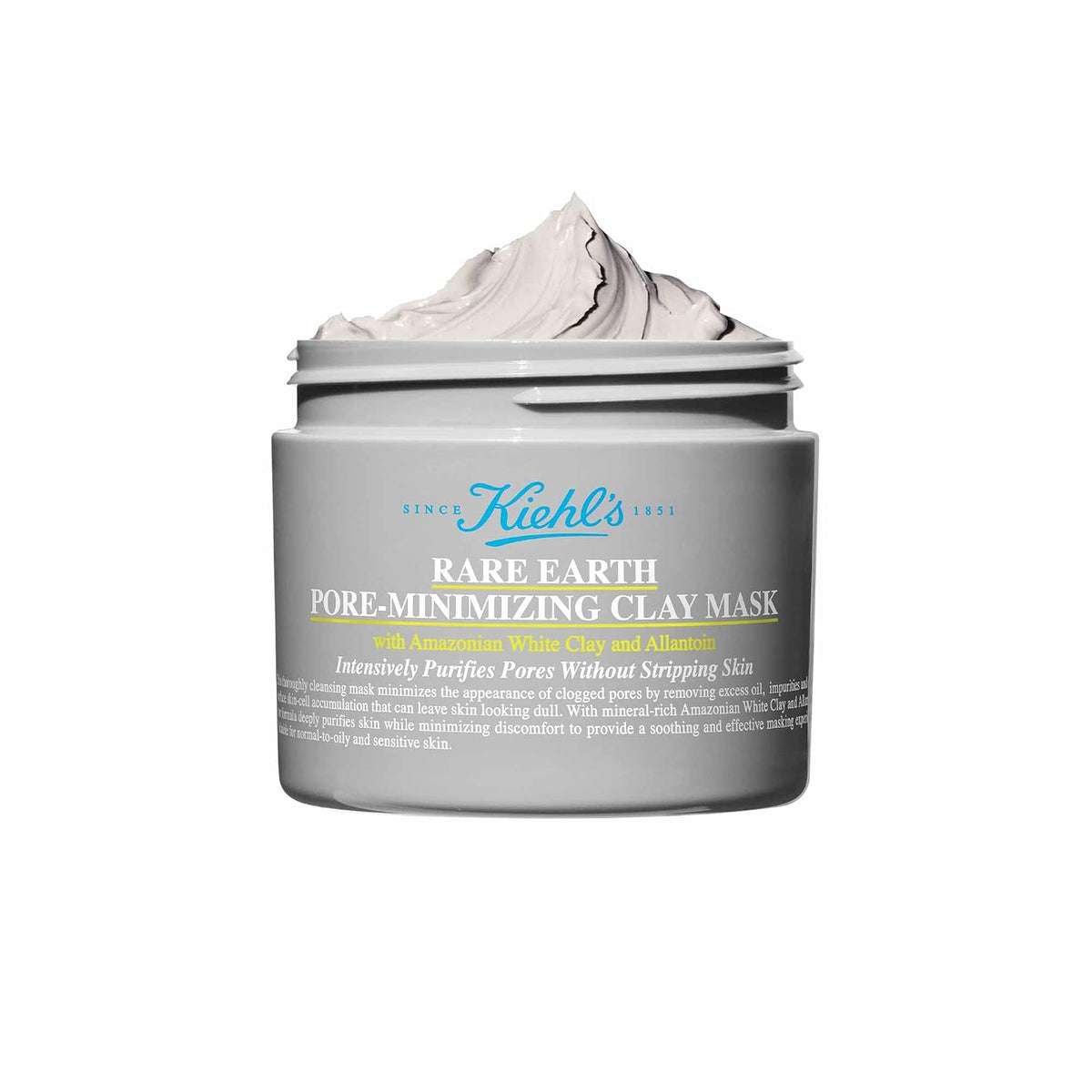 Kiehl's - Rare Earth Deep Pore Cleansing Mask, Visbily Minimizes Pores