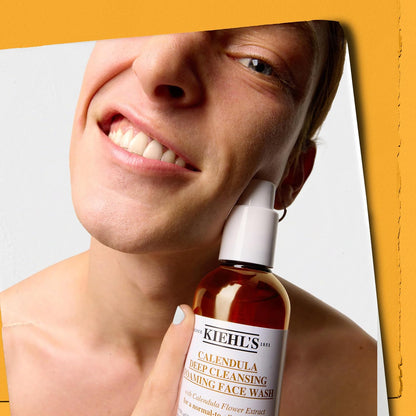 Kiehl's - Calendula Deep Cleansing Foaming Face Wash, Boosts Moisture