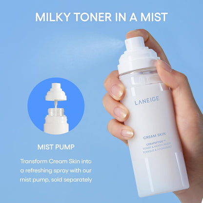 LANEIGE Cream Skin Face Hydrating Milky Toner | Korean Toner & Moisturizer
