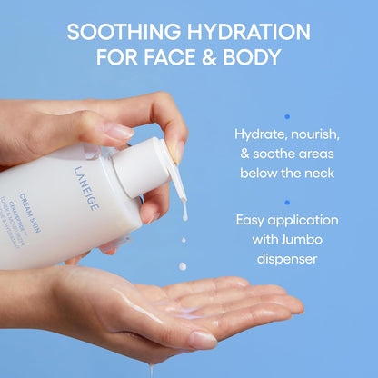 LANEIGE Cream Skin Face Hydrating Milky Toner | Korean Toner & Moisturizer