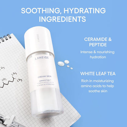 LANEIGE Cream Skin Face Hydrating Milky Toner | Korean Toner & Moisturizer