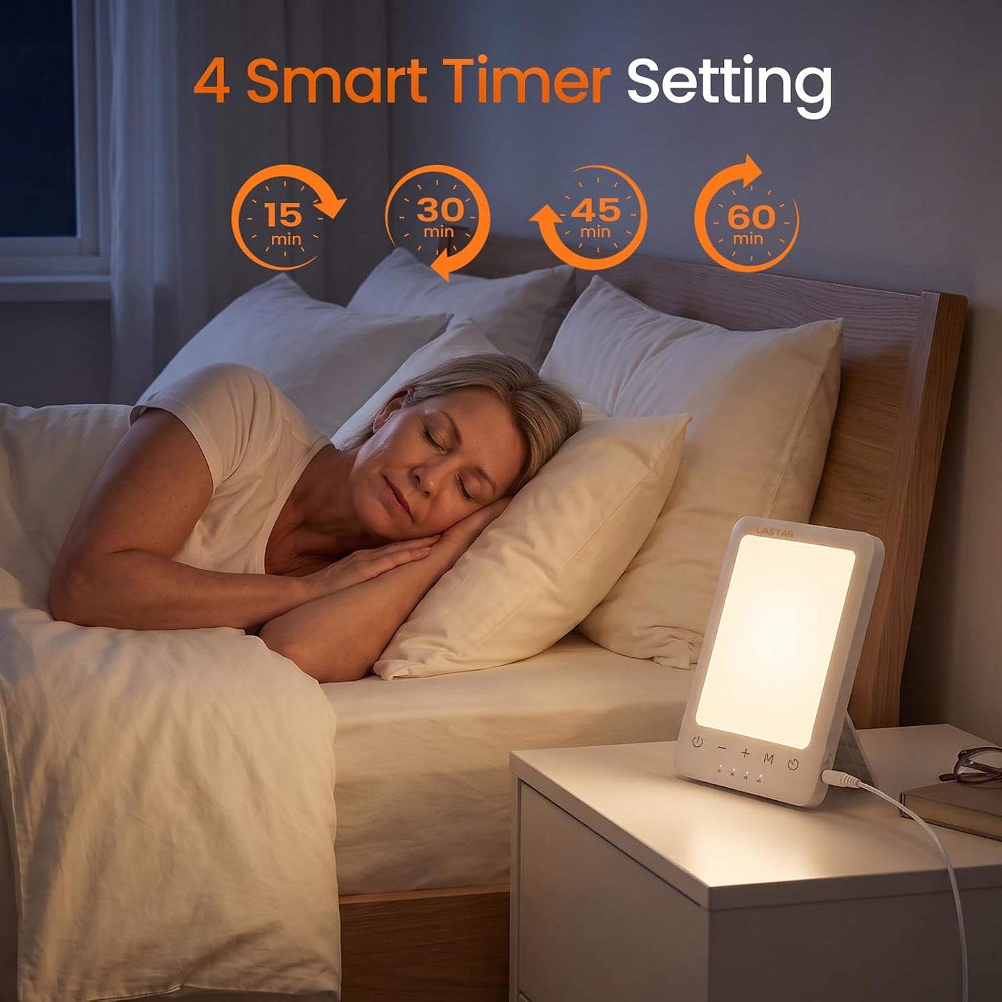 10000 Lux Full Spectrum Sun Lamp, UV-Free Natural Daylight Lamp for Home Office..