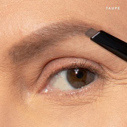 LAURA GELLER NEW YORK Sculpt-n-Stay 2-in-1 Waterproof Eyebrow Pencil & Brow Gel – Taupe – Fills Sparse Brows, Defines & Sets..