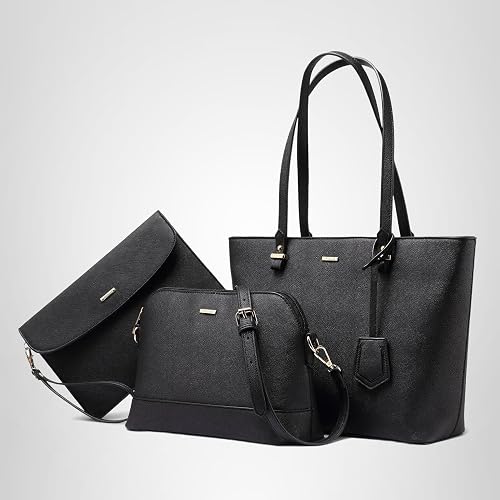 LOVEVOOK Handbags for Women Shoulder Bags Tote Satchel Hobo 3pcs Purse Set