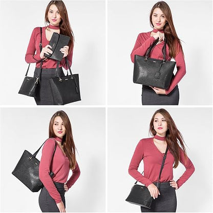 LOVEVOOK Handbags for Women Shoulder Bags Tote Satchel Hobo 3pcs Purse Set