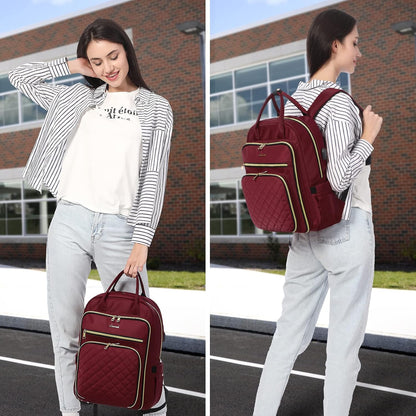 LOVEVOOK Laptop Backpack for Women, Computer Bag with USB Charging Port, Fits 15.6" Laptop..