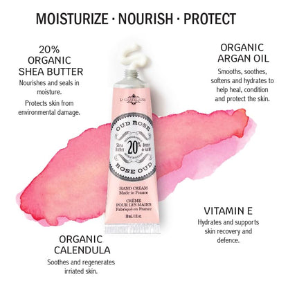 La Chatelaine 20% Shea Butter Hand Cream Travel Size, New Scent, Organic Argan Oil, Moisturizing..