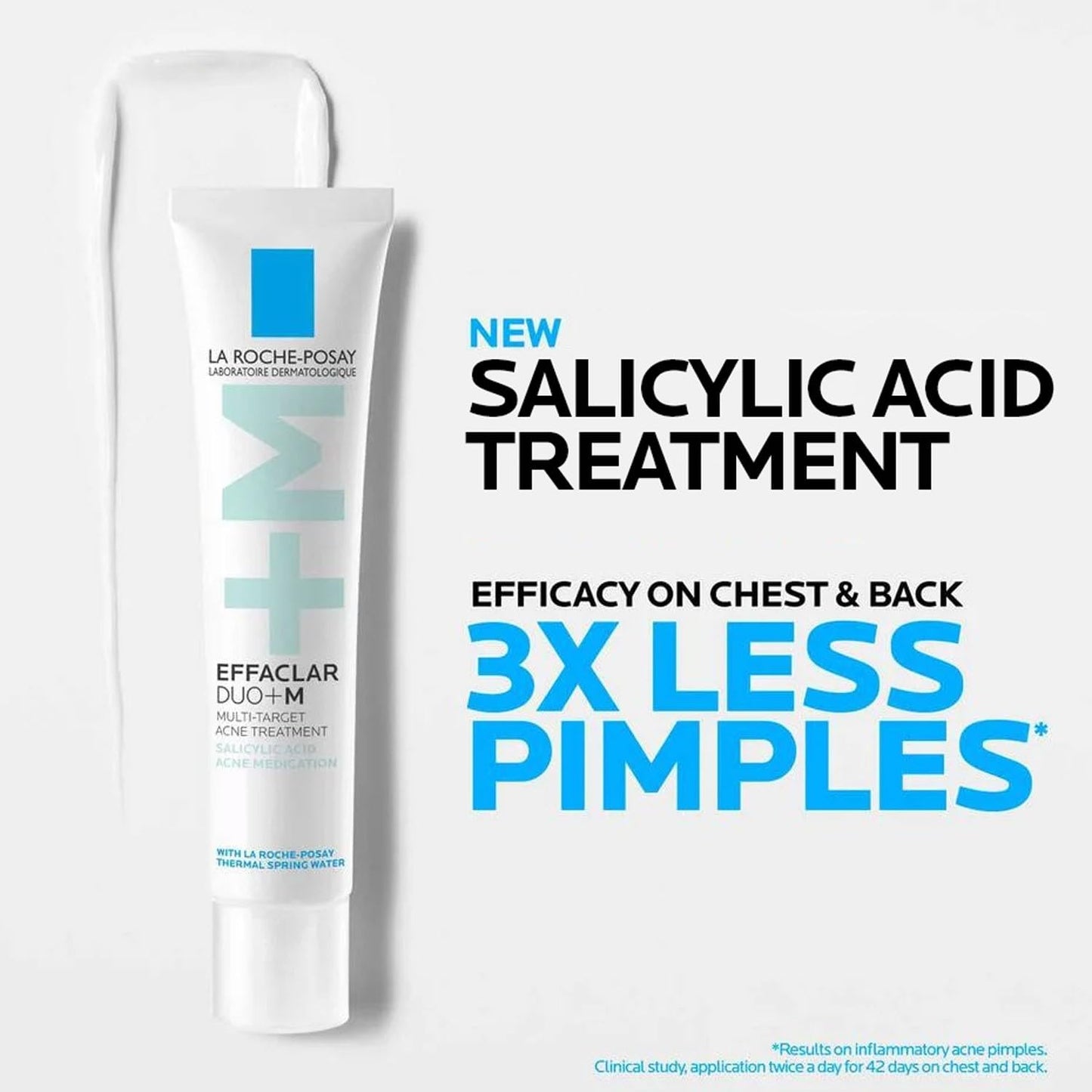 La Roche-Posay Effaclar Salicylic Acid Acne Treatment For Face, Mattifying Acne Gel Cream Spot Treatment for Blackheads..
