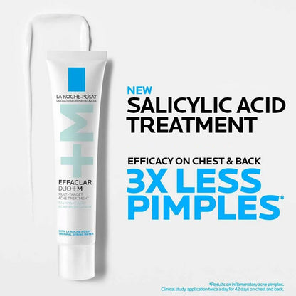 La Roche-Posay Effaclar Salicylic Acid Acne Treatment For Face, Mattifying Acne Gel Cream Spot Treatment for Blackheads..