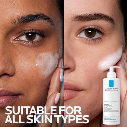 La Roche-Posay Toleriane Hydrating Gentle Face Cleanser, Hydrating Facial Cleanser With Niacinamide + Ceramides..