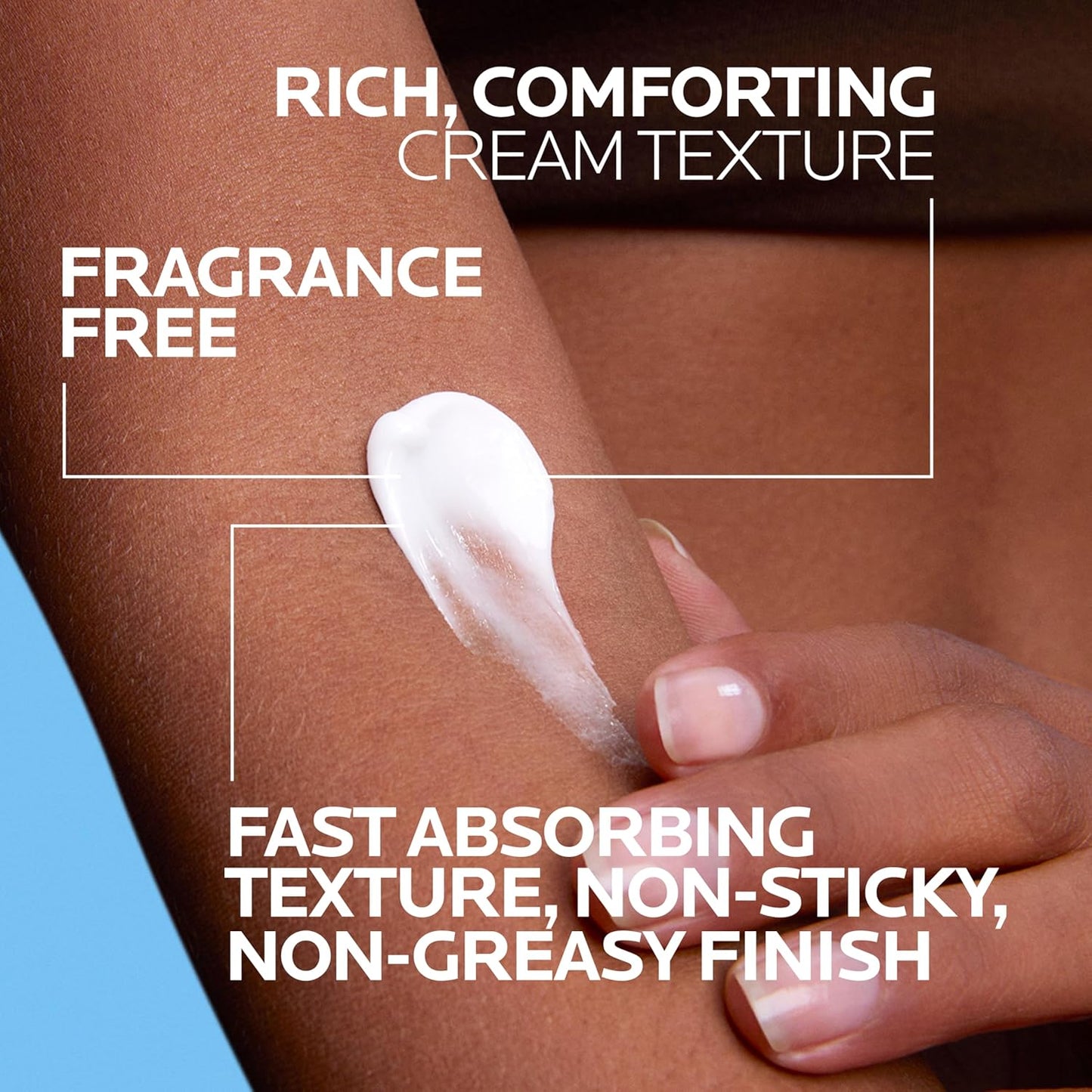 La Roche-Posay Lipikar AP+MAX Triple Repair Moisturizing Body Cream | Face &amp; Body Lotion for Dry Skin..