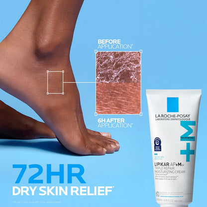 La Roche-Posay Lipikar AP+MAX Triple Repair Moisturizing Body Cream | Face &amp; Body Lotion for Dry Skin..