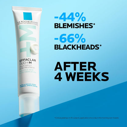 La Roche-Posay Effaclar Salicylic Acid Acne Treatment For Face, Mattifying Acne Gel Cream Spot Treatment for Blackheads..