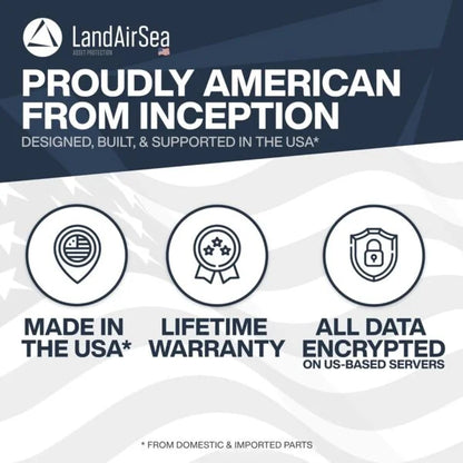 LandAirSea 54 GPS Tracker – Made in the USA from Domestic & Imported Parts