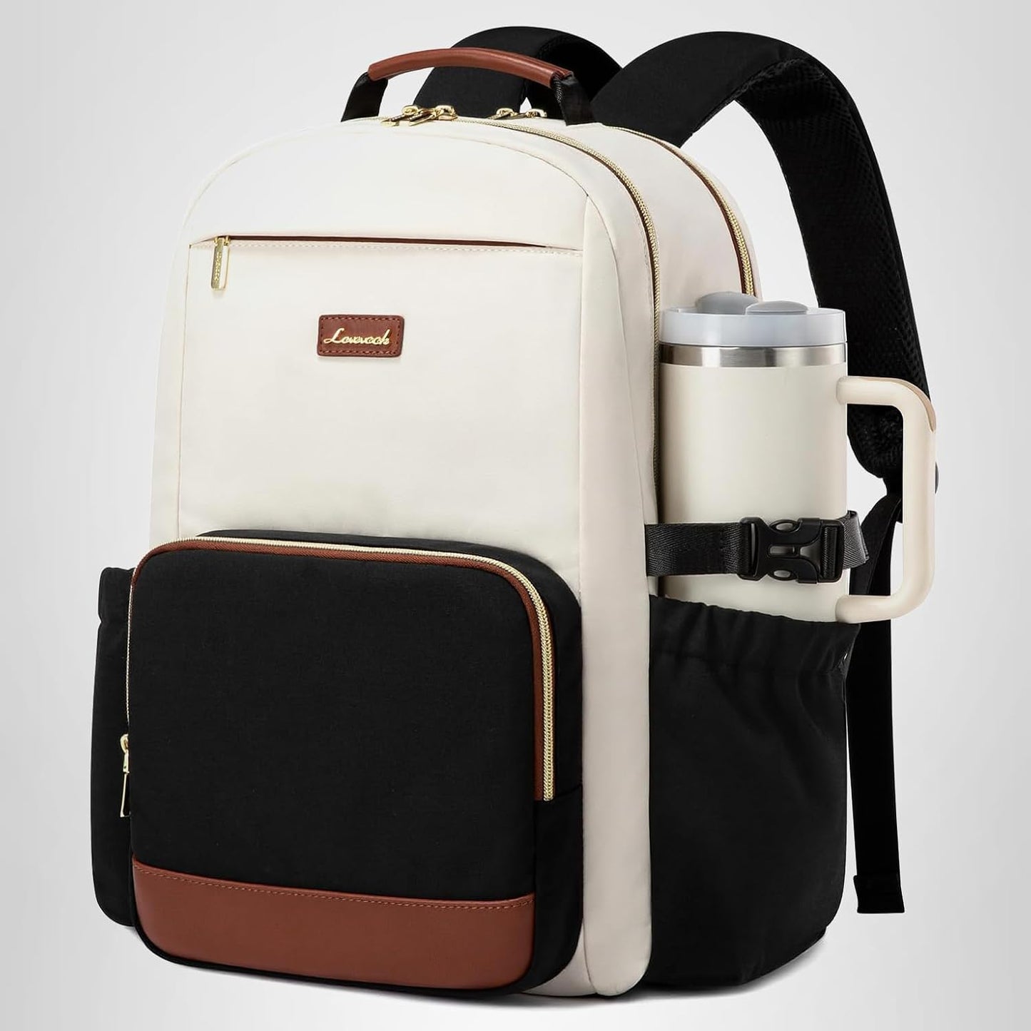 LOVEVOOK Laptop Backpack for Women with Pouch Pocket for Large Capacity Cup