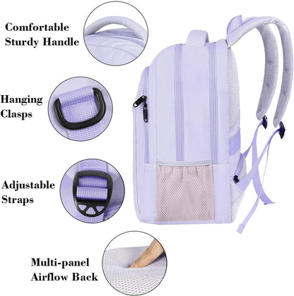 MATEIN Laptop Backpack for Girls, 15.6 Inch College School Backpack for Women