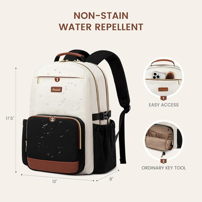 LOVEVOOK Laptop Backpack for Women with Pouch Pocket for Large Capacity Cup