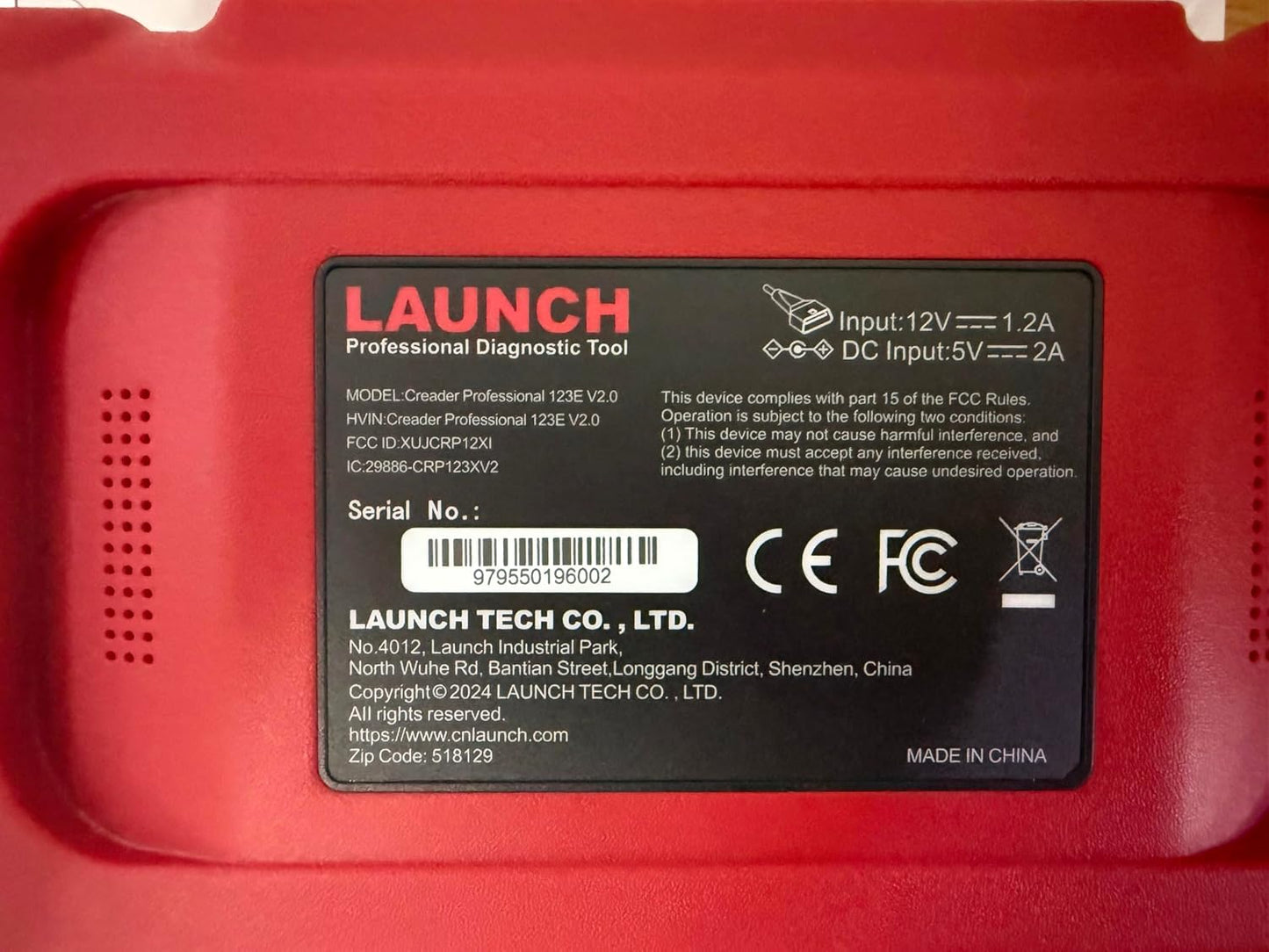 Launch CRP123E V2.0 OBD2 Scanner, Lifetime F-Ree WiFi Update Scan Tool..