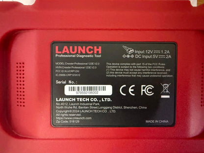 Launch CRP123E V2.0 OBD2 Scanner, Lifetime F-Ree WiFi Update Scan Tool..