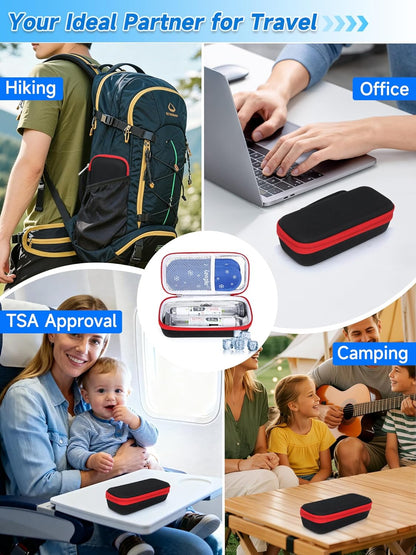 Leng Ke Portable Insulated Cooler Travel Case Compatible with Zepbound &amp; Mounjaro Injector Pens