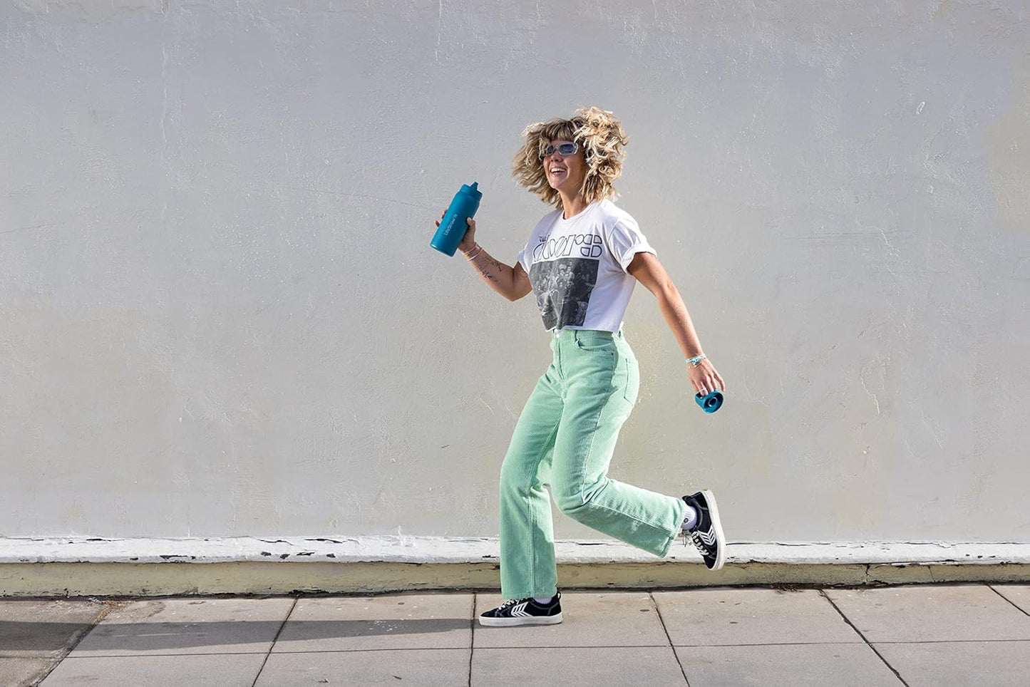 LifeStraw Go Series — Insulated Stainless Steel Water Filter Bottle for Travel and Everyday Use Removes Bacteria