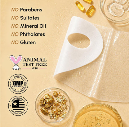 MAREE V Line Lifting Mask with 24K Gold – Deep Collagen Face Mask for Women – Jawline Shaper Mask with Retinol & Hyaluronic Acid..