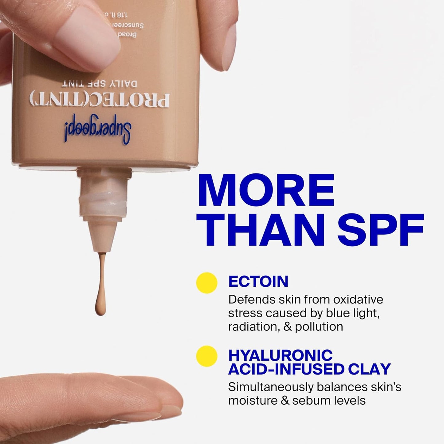 Supergoop! Protec(tint) Daily Skin Tint SPF 50 - Light, Buildable Coverage for Immediately Smooth..