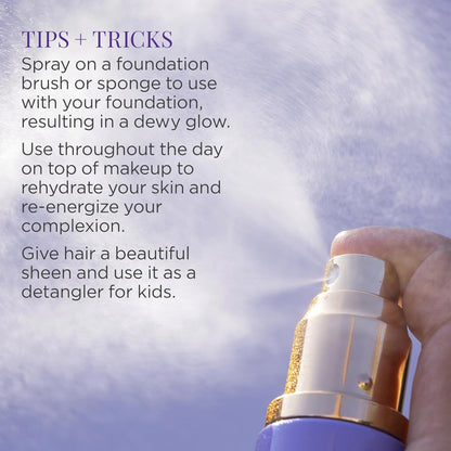 Tatcha Luminous Dewy Skin Mist | 2-in-1 Hydrator & Finishing Spray with Hyaluronic Acid for a Dewy Glow | 1.35 oz