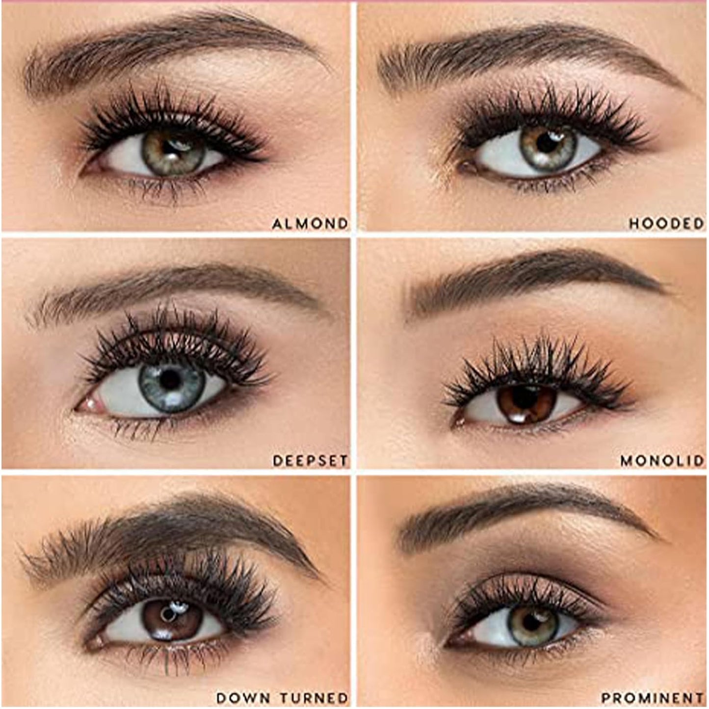 8-Piece Clear &amp; Black Magnetic Eyelashes with Applicator & Magnetic Eyeliner Kit – Reusable Natural Magnetic Lashes...