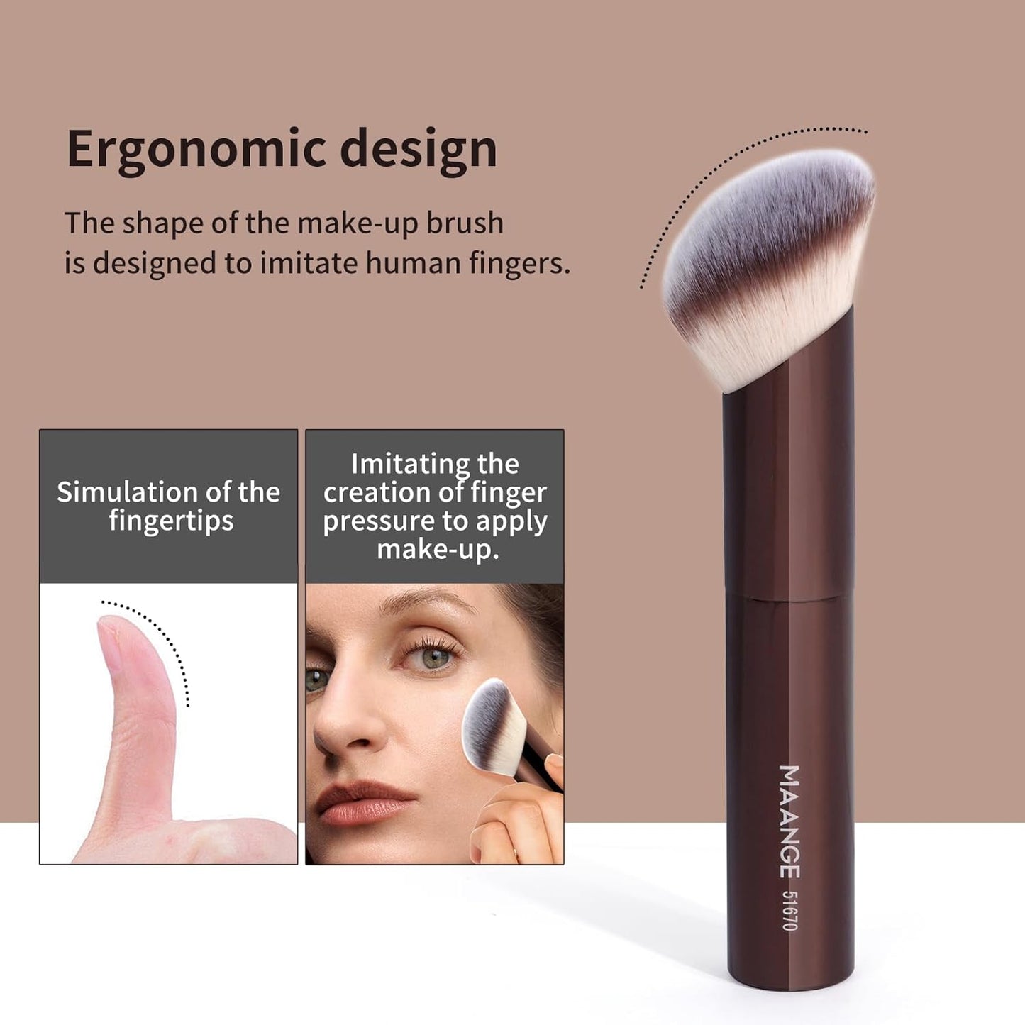 MAANGE 20 Pcs Makeup Brushes with Gift Box, Double-End Multi-functional Makeup Brushes..