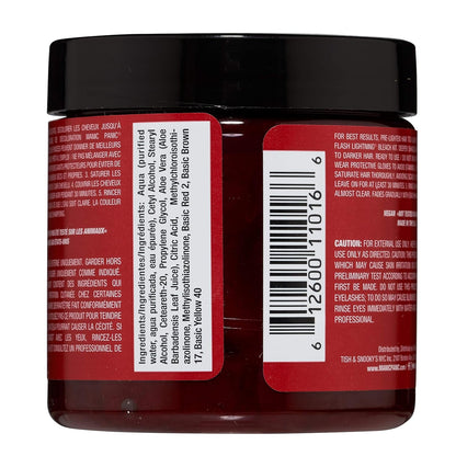 MANIC PANIC Classic Infra Red Semi Permanent Hair Color - Deep Mahogany Red Hair Dye for Women & Men That Lasts 4-6 Weeks..