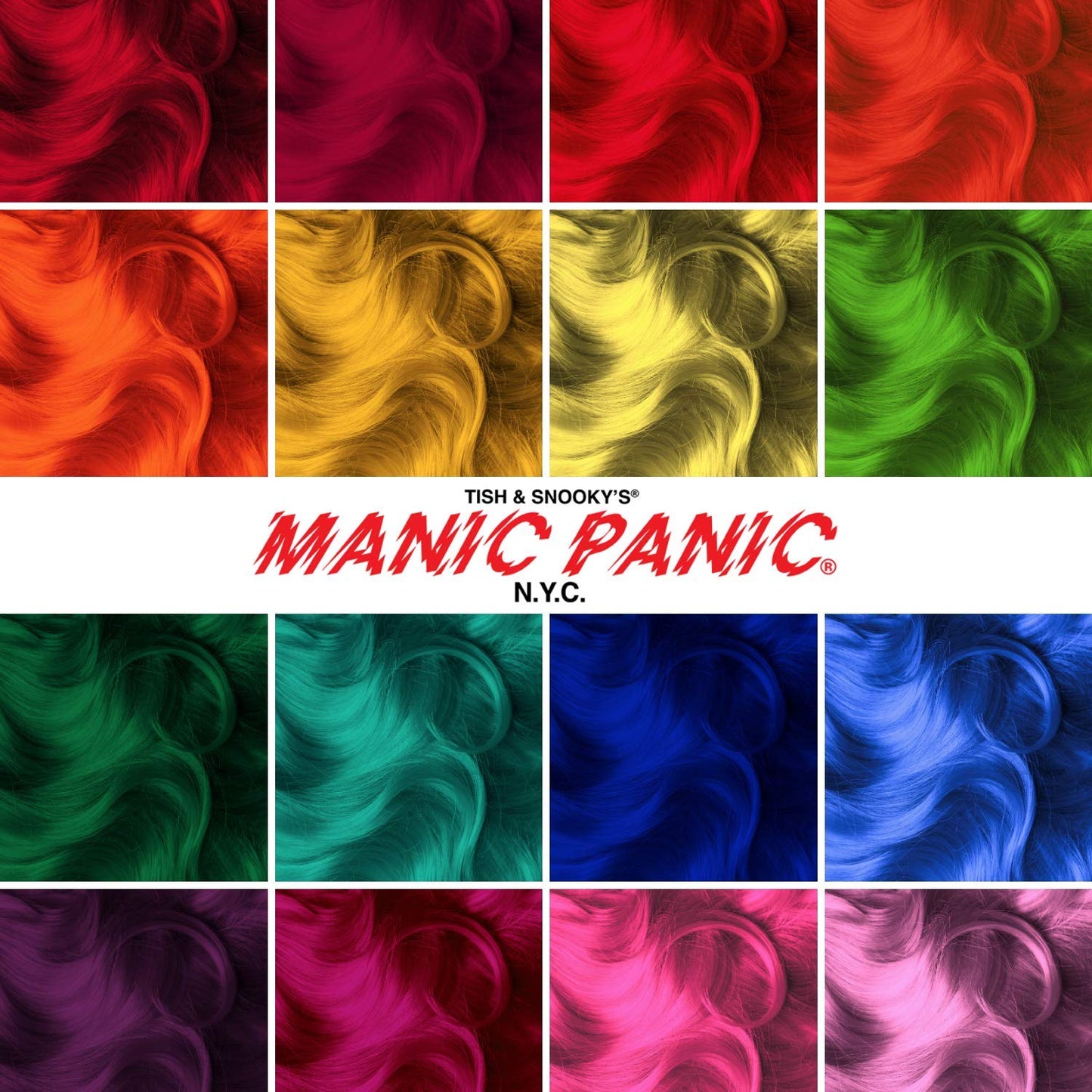 MANIC PANIC Classic Infra Red Semi Permanent Hair Color - Deep Mahogany Red Hair Dye for Women & Men That Lasts 4-6 Weeks..