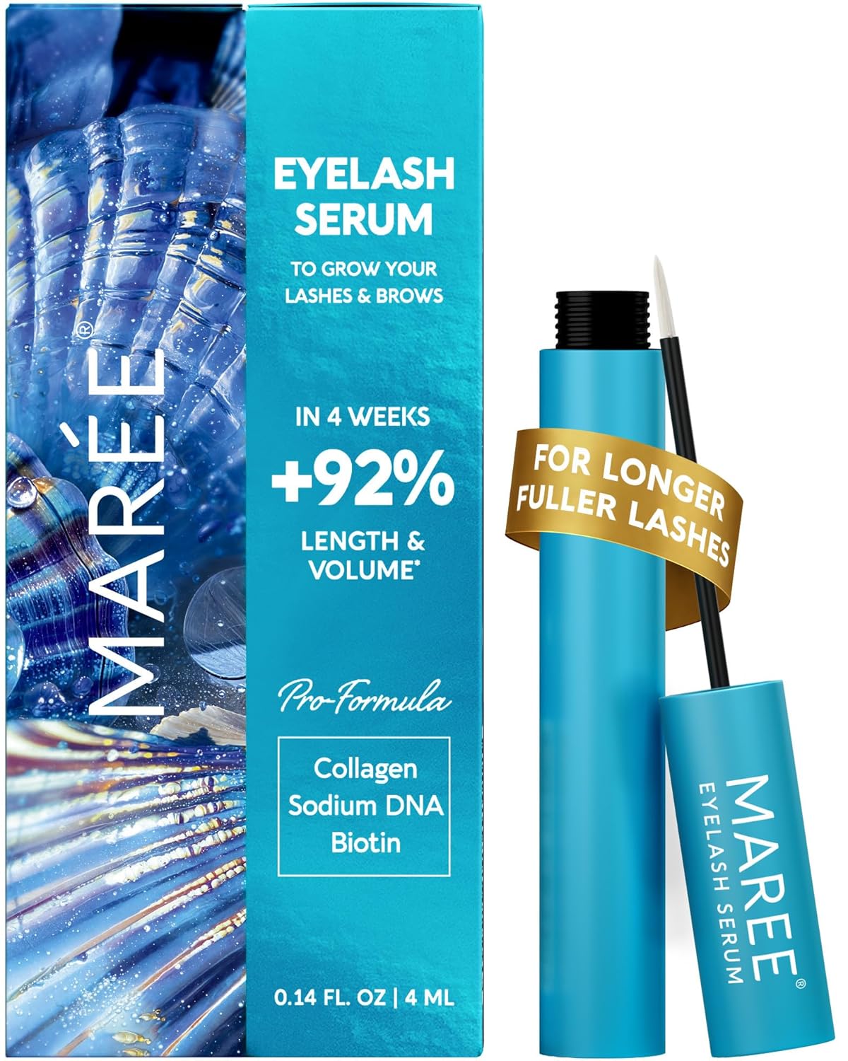 MAREE Eyelash Serum To Grow Lashes & Brows – Eye Lash Serum for Eyelash Growth Without Prostaglandin..