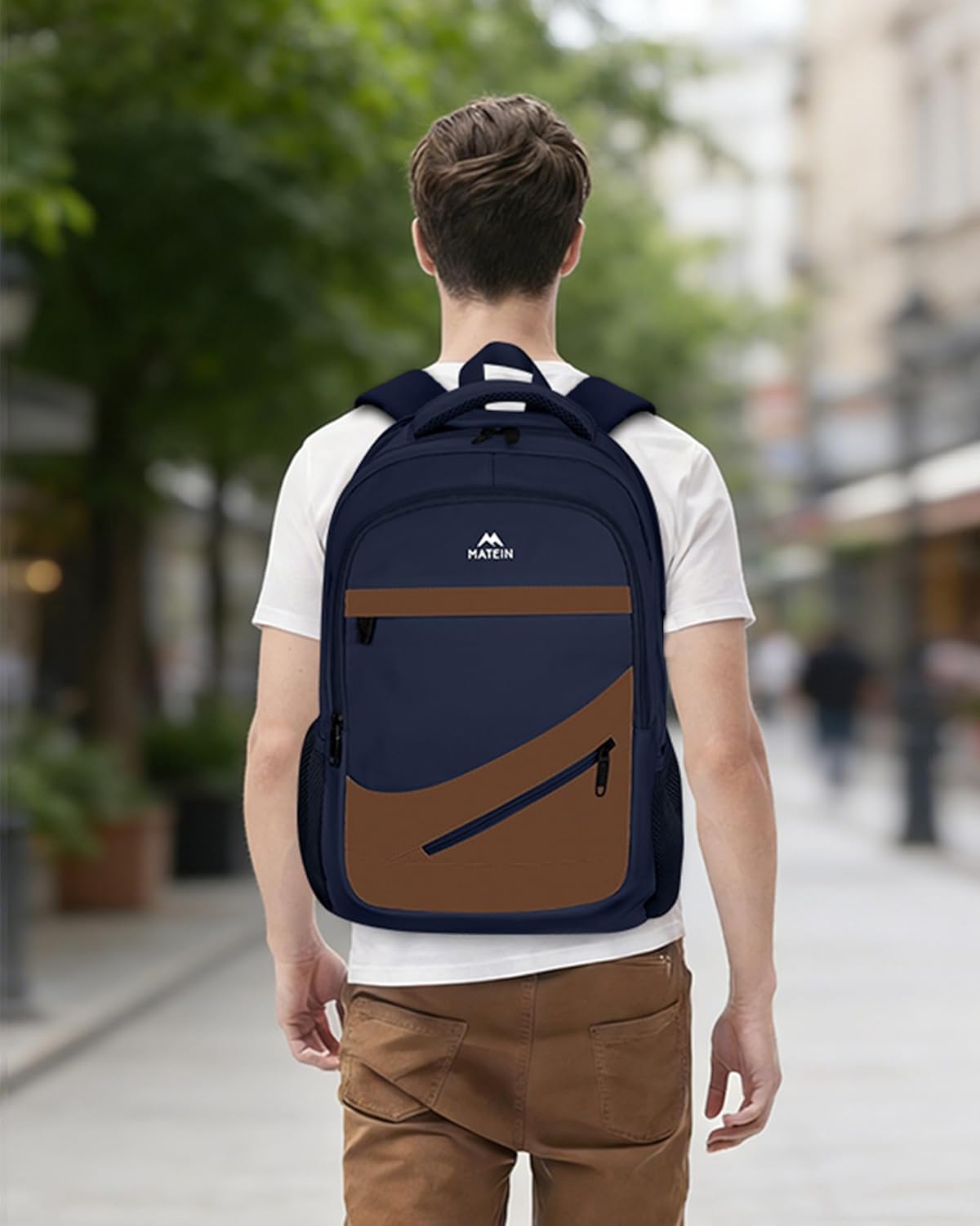 MATEIN Travel Backpack for Men with Anti Theft Pocket, TSA Friendly Carry On 17.3 Inch Laptop  Backpack , for Men