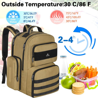 MATEIN 15.6 Inch Travel Laptop Backpacks with Lunch Box for Teacher