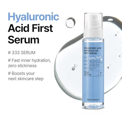 MEDITHERAPY The Glass Skin Booster Duo - Retinal Skin Booster Serum + Ultra Hydrating Acid Serum (K-Beauty Set)
