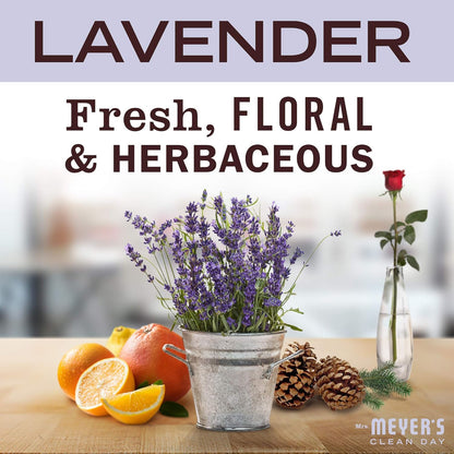 MRS. MEYER'S CLEAN DAY Body Lotion, Long-Lasting, Non-Greasy Moisturizer, Cruelty Free Formula, Lavender Scent, 15.5 oz