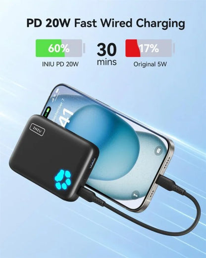 INIU for Magsafe Portable Charger, Small 10000mAh 20W PD Magnetic Power Bank