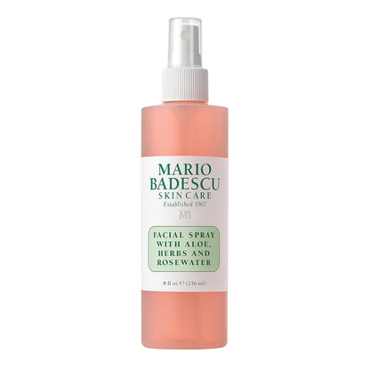 Mario Badescu Facial Spray with Aloe, Herbs and Rose Water for All Skin Types, Face Mist that Hydrates..