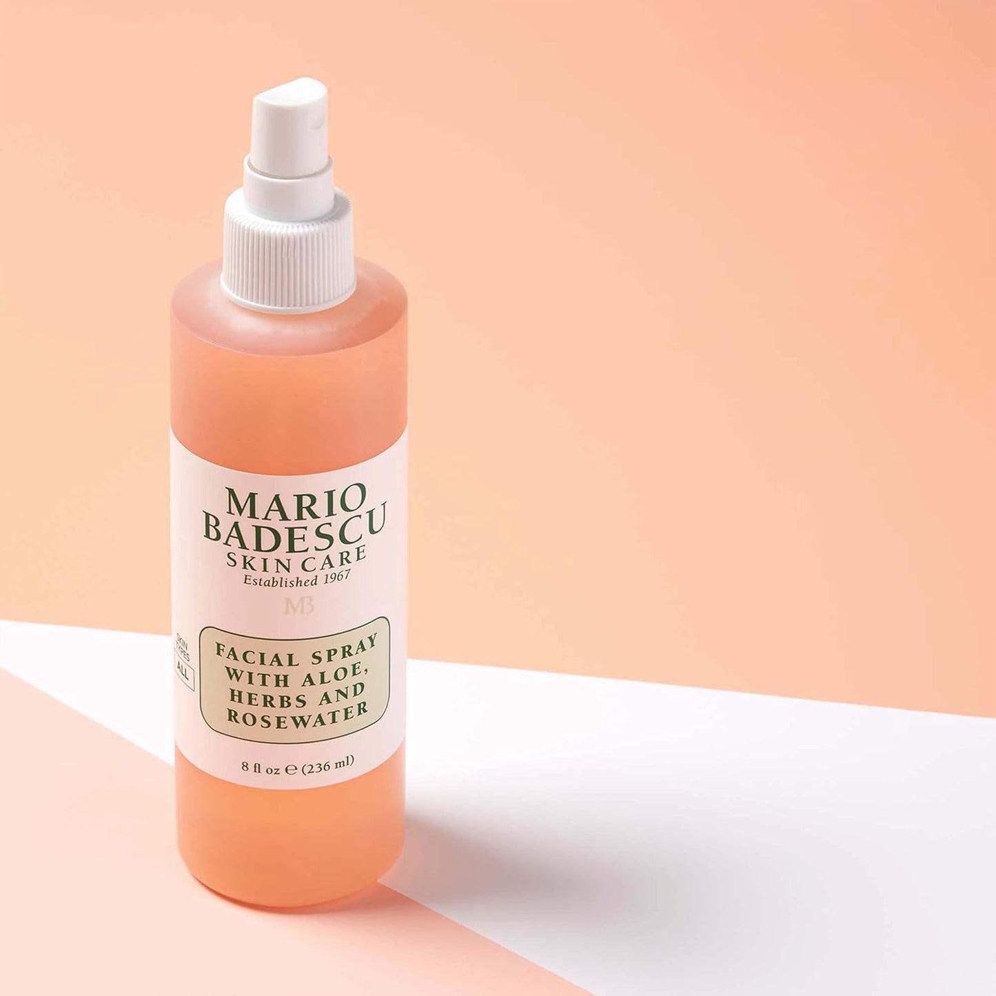 Mario Badescu Facial Spray with Aloe, Herbs and Rose Water for All Skin Types, Face Mist that Hydrates..