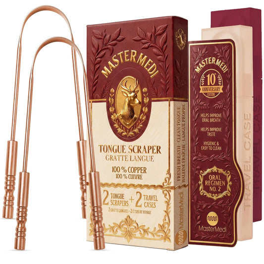 Tongue Scraper with Case Easy to Use Tongue Scraper for Adults, Tongue Cleaner