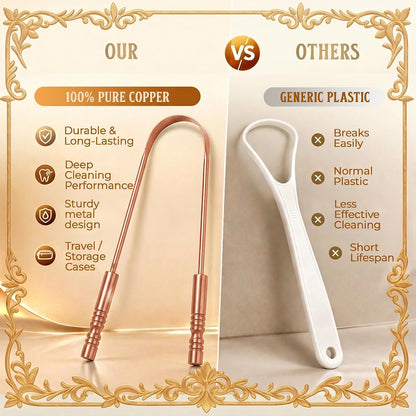Tongue Scraper with Case Easy to Use Tongue Scraper for Adults, Tongue Cleaner..