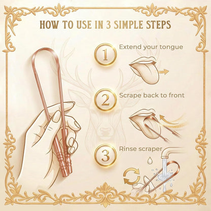 Tongue Scraper with Case Easy to Use Tongue Scraper for Adults, Tongue Cleaner..